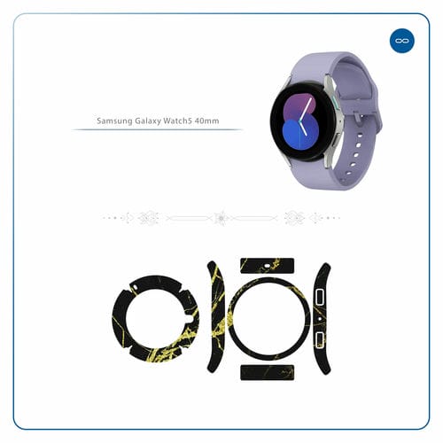 Samsung_Watch5 40mm_Graphite_Gold_Marble_2